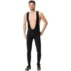 VAUDE Matera Cuissard Long à Bretelles Chaud Homme, Noir -ÉQUIPEMENT DE CYCLISME vaude matera warm bib tights men black 7
