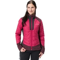 VAUDE Minaki III Veste Femme, Rose/rouge -ÉQUIPEMENT DE CYCLISME vaude minaki iii jacket women crimson red 3