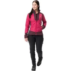 VAUDE Minaki III Veste Femme, Rose/rouge -ÉQUIPEMENT DE CYCLISME vaude minaki iii jacket women crimson red 7