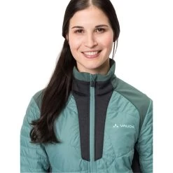 VAUDE Minaki III Veste Femme, Bleu Pétrole -ÉQUIPEMENT DE CYCLISME vaude minaki iii jacket women dusty moss 3