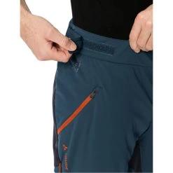 VAUDE Minaki Pantalon Homme, Bleu -ÉQUIPEMENT DE CYCLISME vaude minaki pants men dark sea 6
