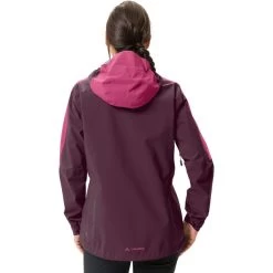 VAUDE Moab II Rain Jacket Women, Violet -ÉQUIPEMENT DE CYCLISME vaude moab ii rain jacket women cassis 4