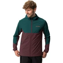 VAUDE Moab IV Jacket Men, Rouge/vert -ÉQUIPEMENT DE CYCLISME vaude moab iv jacket men mallard green 3