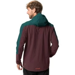 VAUDE Moab IV Jacket Men, Rouge/vert -ÉQUIPEMENT DE CYCLISME vaude moab iv jacket men mallard green 4