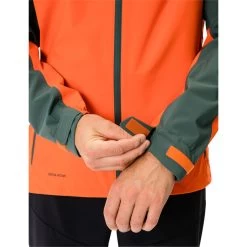 VAUDE Moab Veste Imperméable Homme, Bleu Pétrole -ÉQUIPEMENT DE CYCLISME vaude moab rain jacket men dusty forest 5