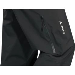 VAUDE Moab Pantalon Imperméable Homme, Noir -ÉQUIPEMENT DE CYCLISME vaude moab rain pants men black 4