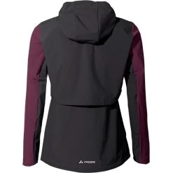 VAUDE Moab Zip-Off Jacket Women, Noir/violet