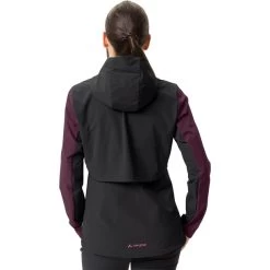 VAUDE Moab Zip-Off Jacket Women, Noir/violet -ÉQUIPEMENT DE CYCLISME vaude moab zip off jacket women cassis 4