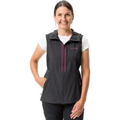 VAUDE Moab Zip-Off Jacket Women, Noir/violet -ÉQUIPEMENT DE CYCLISME vaude moab zip off jacket women cassis 7