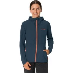 VAUDE Moab Veste à Manches Amovibles Femme, Bleu -ÉQUIPEMENT DE CYCLISME vaude moab zip off jacket women dark sea 3