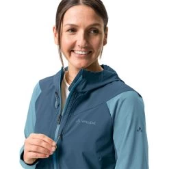 VAUDE Moab Zip-Off Jacket Women, Bleu -ÉQUIPEMENT DE CYCLISME vaude moab zip off jacket women dark sea uni 6
