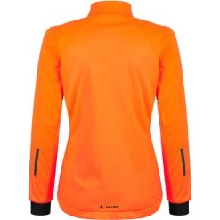 VAUDE Posta Veste Softshell Femme, Orange -ÉQUIPEMENT DE CYCLISME vaude posta softshell jacket women neon orange 5