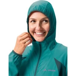 VAUDE Qimsa Air Jacket Women, Bleu Pétrole -ÉQUIPEMENT DE CYCLISME vaude qimsa air jacket women wave 6
