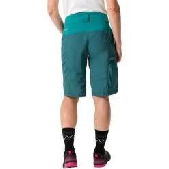 VAUDE Qimsa Shorts Women, Bleu Pétrole -ÉQUIPEMENT DE CYCLISME vaude qimsa shorts women mallard green 4
