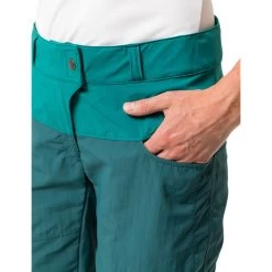 VAUDE Qimsa Shorts Women, Bleu Pétrole -ÉQUIPEMENT DE CYCLISME vaude qimsa shorts women mallard green 7