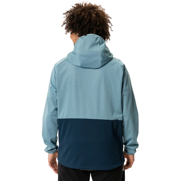 VAUDE Tremalzo Veste Softshell Demi-zip Homme, Bleu 5 VAUDE Tremalzo Veste Softshell Demi-zip Homme, Bleu – Image 3