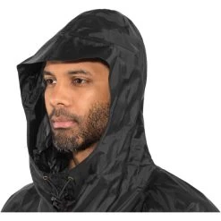 VAUDE Valero Poncho, Rouge/noir -ÉQUIPEMENT DE CYCLISME vaude valero poncho unisex indian red 7