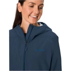 VAUDE Yaras IV Veste De Pluie Femme, Bleu -ÉQUIPEMENT DE CYCLISME vaude yaras iv rain jacket women dark sea 5