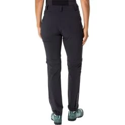 VAUDE Yaras Pantalon à Fermeture éclair Femme, Noir -ÉQUIPEMENT DE CYCLISME vaude yaras zip off pants women black 4