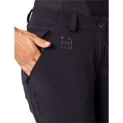 VAUDE Yaras Pantalon à Fermeture éclair Femme, Noir -ÉQUIPEMENT DE CYCLISME vaude yaras zip off pants women black 5